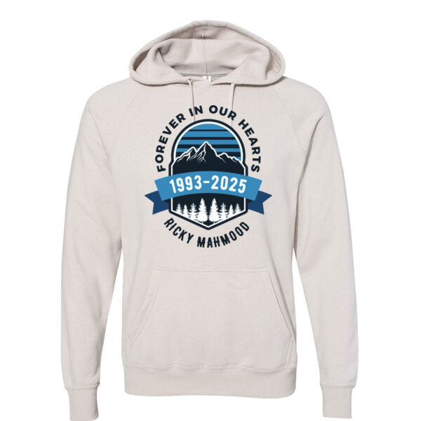 Unisex Special Blend Raglan Hooded Sweatshirt - Printed Logo Thumbnail