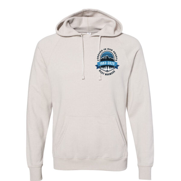 Unisex Special Blend Raglan Hooded Sweatshirt - Printed Logo Thumbnail