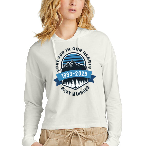 District® Women’s Perfect Tri® Midi Long Sleeve Hoodie - Printed Logo Thumbnail