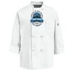 Eight Knot Button Chef Coat with Thermometer Pocket Thumbnail